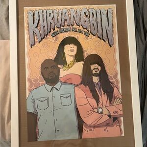 Khruangbin Tour Art Print - Multicolor